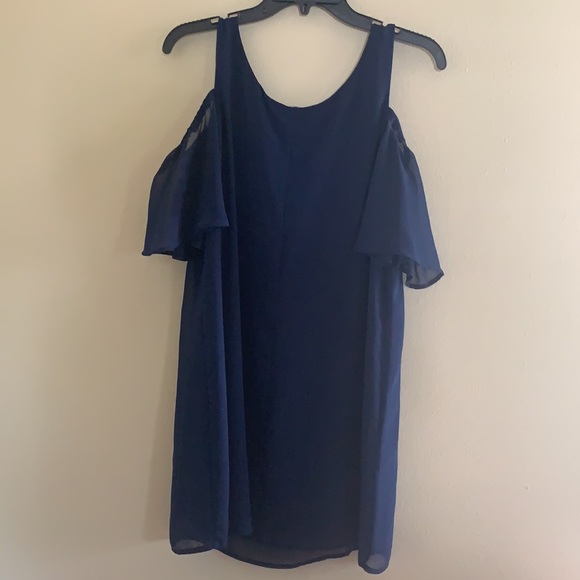 As u Wish Navy Dress with Necklace Size Small - Picture 2 of 5